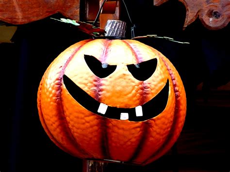 Scary Halloween Pumpkin Free Stock Photo - Public Domain Pictures