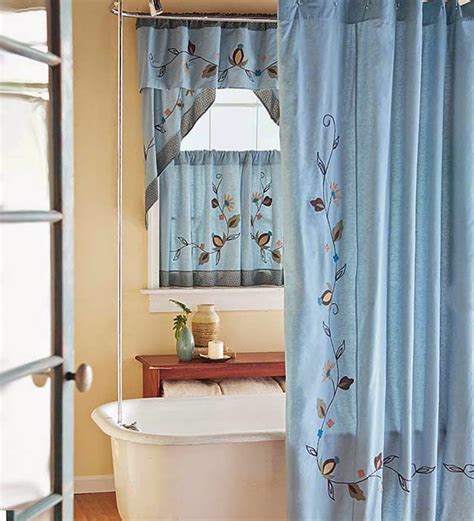 Curtain Ideas: Shower curtains with matching window curtains