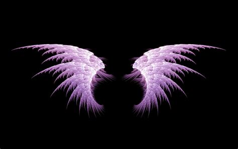 Purpurowy Angel Wings HD Desktop Tapety: Widescreen: High Definition ...