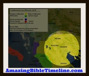 Macedonian War, Second – Amazing Bible Timeline with World History