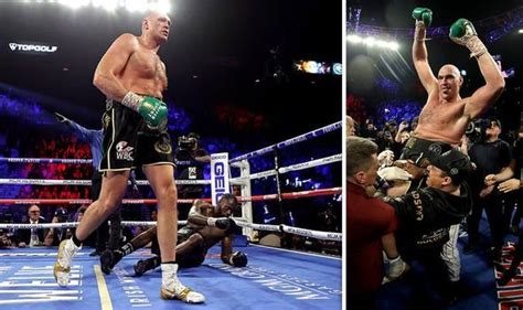 Tyson Fury knockout video: Watch the moment Fury beats Deontay Wilder by TKO | Boxing | Sport ...