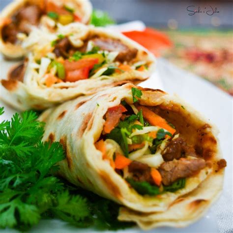 This beef wrap recipe works well as a quick fix during your day and you ...