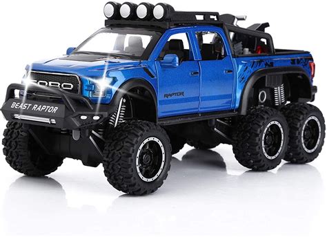 Toy Pickup Trucks for Boys F150 Raptor Diecast Metal Model Car with ...