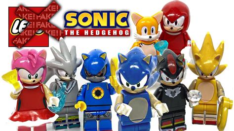 Weird FAKE LEGO Sonic the Hedgehog bootleg figures review! - YouTube