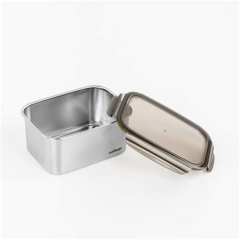 Signature Stainless Microwave-safe Lunch Box - Rectangle 4000ml – CUITISAN