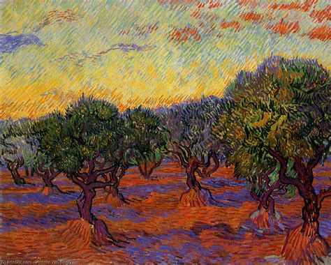 Reproductions D'art De Musée Olive Trees [1889] de Vincent Van Gogh (1853-1890, Netherlands ...