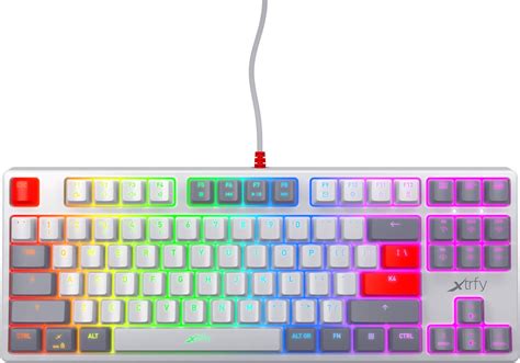 Xtrfy K4 TKL RGB Retro Gaming Keyboard - Keybumps