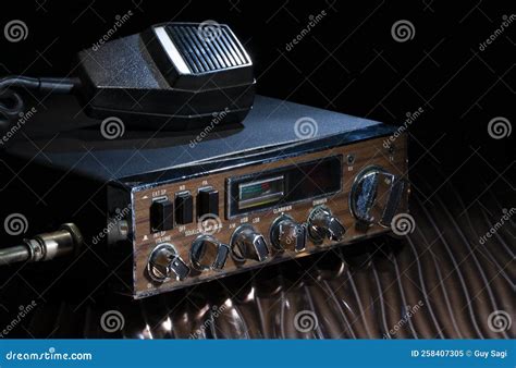 CB Radio with Mike that Run on Sideband Stock Image - Image of mike, copper: 258407305