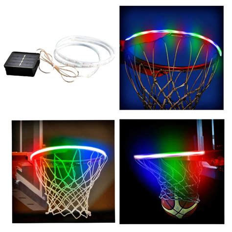 Luminous LED Basketball Rim Light Electronic Basketball Hoops with LED Lights | Outdoor LED ...