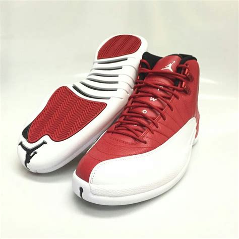 Jordan 12 Alternate Red and White | Sneakers nike, Air jordan sneaker, Air jordans