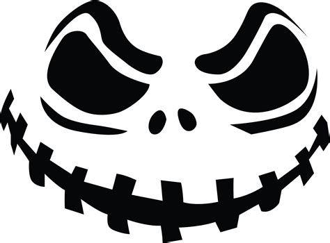 Printable Jack Skellington Pumpkin