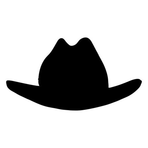 Western hat front view silhouette #AD , #AD, #AD, #hat, #silhouette, #view, #Western | Western ...