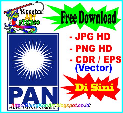 Logo PAN - Partai Amanat Nasional Vector (Coreldraw .cdr ) eps jpg png ...