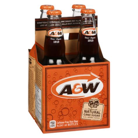 A&W - Root Beer - Glass Bottles