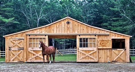 Low Profile Modular Horse Barn | Horse barn plans, Small horse barns, Horse barns