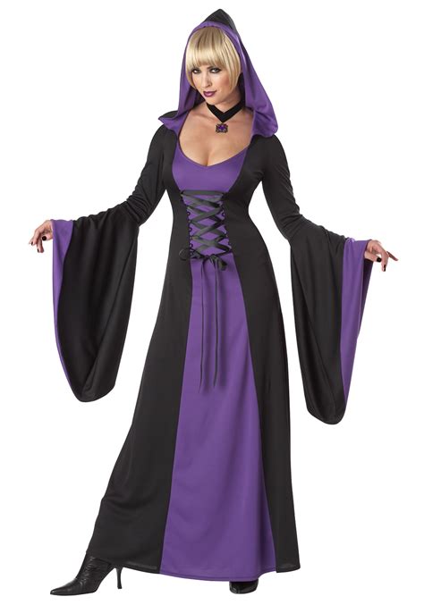 Purple Hooded Robe Deluxe Costume