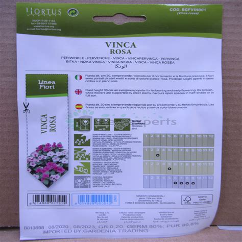 Vinca Seeds - Green Experts Landscape LLC