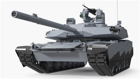 3D Tank Abrams X Grey - TurboSquid 2083656