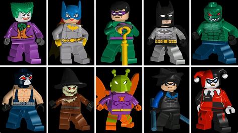 LEGO Batman The Videogame - All 46 Characters (Gameplay Showcase) - YouTube