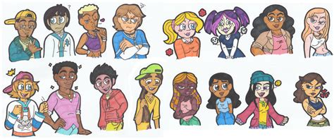 Total Drama New Season Contestants by Abridgedfoamy on DeviantArt