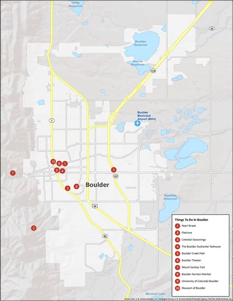 Boulder Colorado Map - GIS Geography