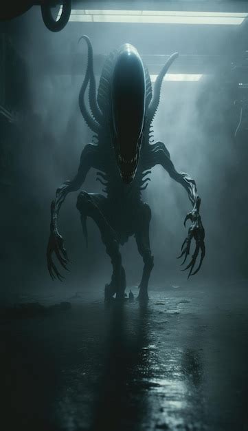 Premium AI Image | A poster for alien invasion.