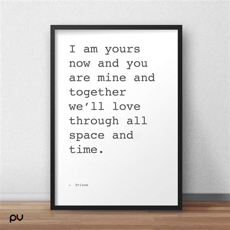 Seven Song lyrics / Prince Rogers Nelson / poster print / Wall | Etsy