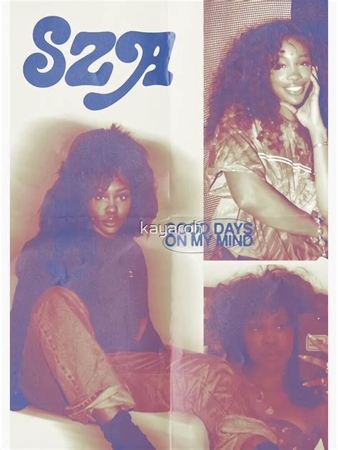 "SZA Good Days Aesthetic " Sticker for Sale by kayaroh | Redbubble