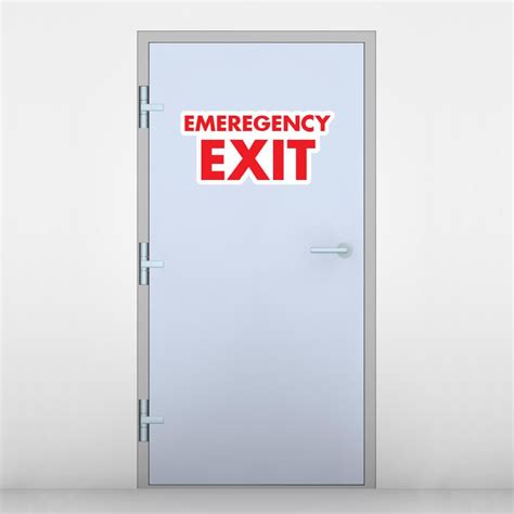 Emergency Exit Signs | Emergency Exit Stickers