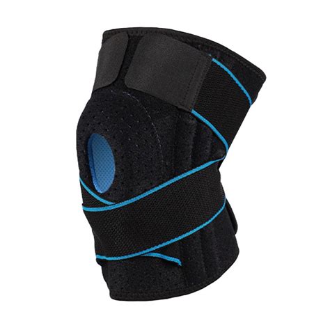 Knee Brace With Side Stabilizers & Patella Gel Pads, Adjustable Compression Knee Support Braces ...