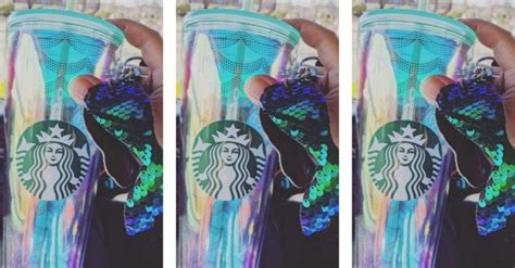 Starbucks Just Released A Mermaid Cup and I'm Swimming in Joy