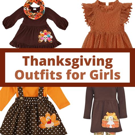 Thanksgiving outfits for girls and fall dresses for girls.