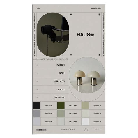 Haus Brand Sheets Template | Studio Standard