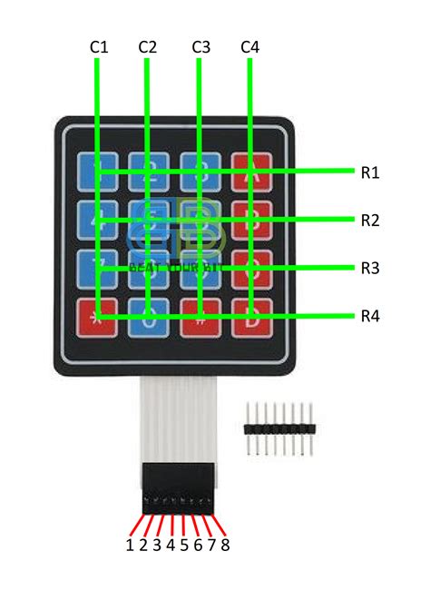 4 4 Keypad Matrix