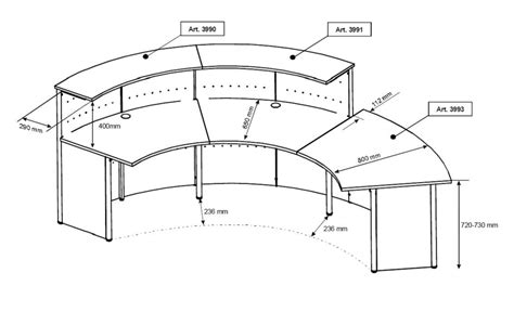 Office Reception Desk Drawing - Image to u