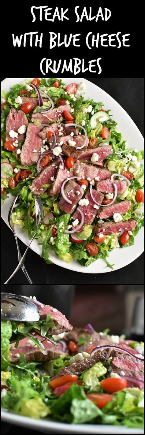 Steak Salad with Blue Cheese Crumbles | Recipe | Salad, Delicious salads, Salad recipes