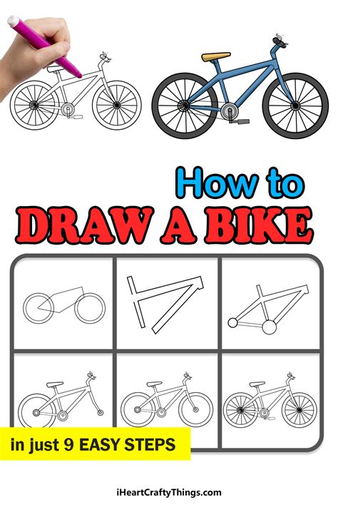 Bike Drawing - How To Draw A Bike Step By Step