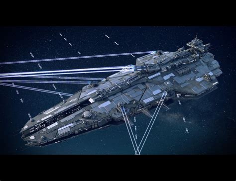 ArtStation - Space Battleship, Misuo WU | Space battleship, Space ship concept art, Battleship