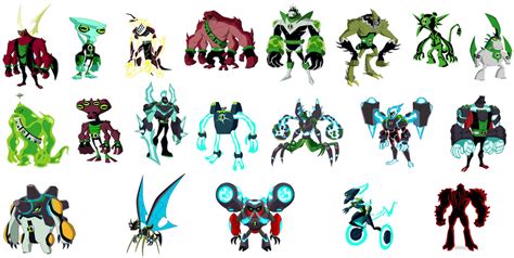 All Ben 10 Fusions (or nearly so) by rbta123 on DeviantArt