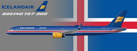 Icelandair "100 Years Of Sovereignty" Boeing 757 300 - A.B.'s Real World Liveries - Gallery ...