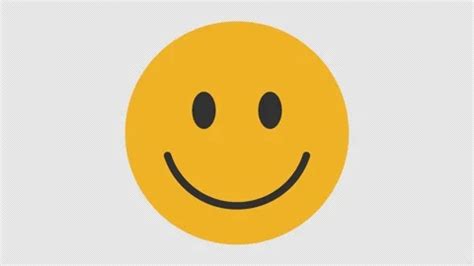 Slightly Smiling Face Animated Emoji on ... | Stock Video | Pond5