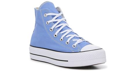 Converse Chuck Taylor All Star Lift Platform High-top Sneaker in Blue ...