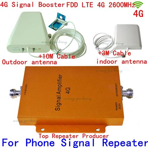 1set 4G repeater 65db LTE booster FDD LTE repeater 4G signal booster 4G 2600mhz signal booster ...