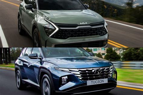 Kia Sportage 2023 vs Hyundai Tucson: Comparativo - Autoanalítica