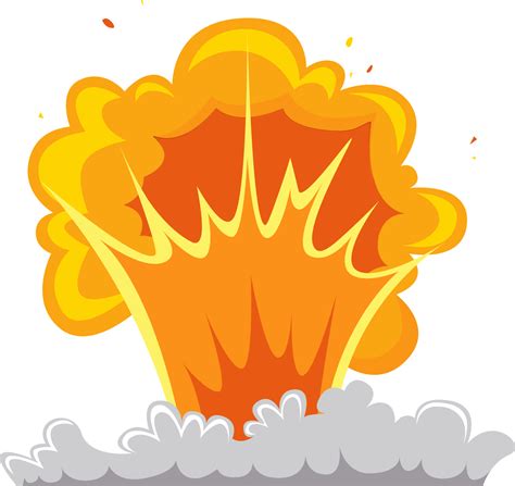 Explosion illustration effect. Comic book explosion, bombs and blast ...