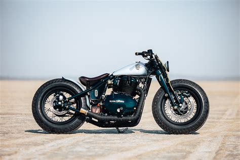 ROYAL RIGID: Enfield 650 Bobber by Rajputana Customs. - Pipeburn