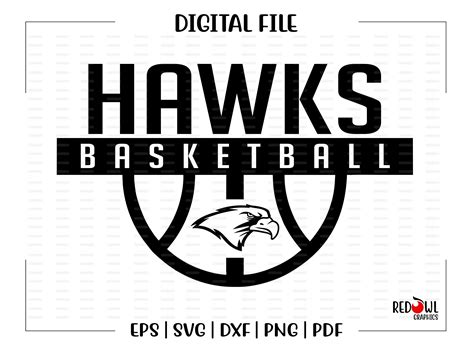 Basketball Svg Hawk Basketball Hawk Hawks Basketball Svg | Etsy