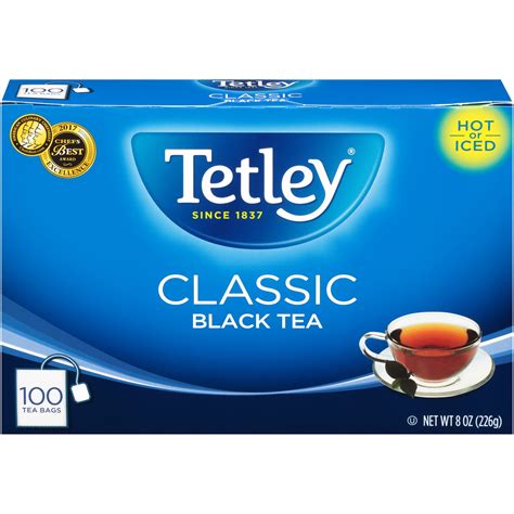 Tetley Classic Blend Black Tea, Tea Bags, 100 Ct - Walmart.com