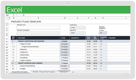 Top Project Plan Templates for Excel | Smartsheet