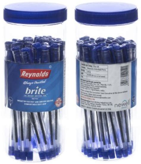 Reynolds Blue Ball Pen -Count 25: Buy Online at Best Price in India - Snapdeal